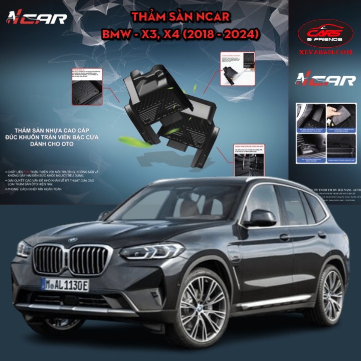 Thảm sàn Ncar cho BMW X3, X4